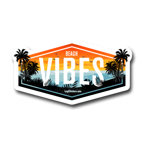 Beach Vibes - Legit Stickers